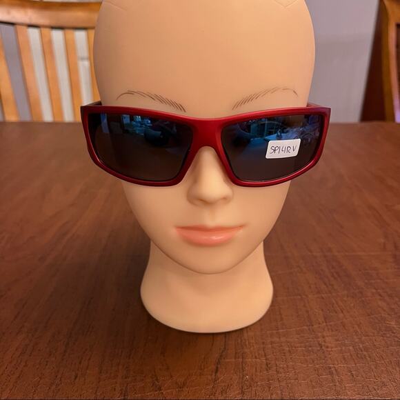 Rectangular Sunglasses Red 130mm - Picture 4 of 9